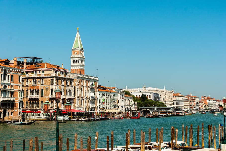 venice, the sun, holidays, clouds, sky, landscape, summer, weather HD wallpaper