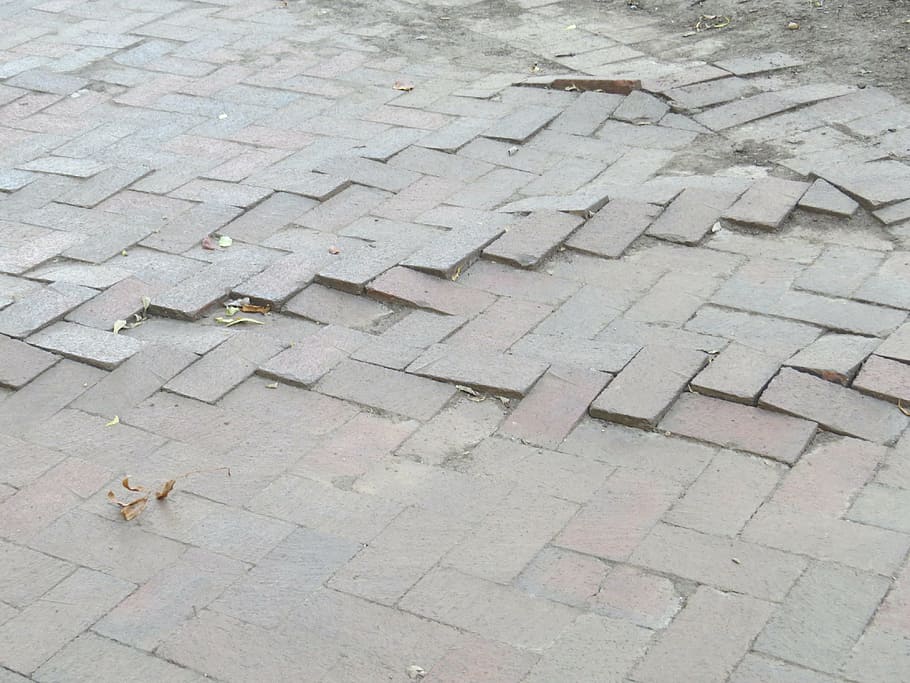 bricks, pavement, pattern, footpath, rough, walkway, outdoor HD wallpaper