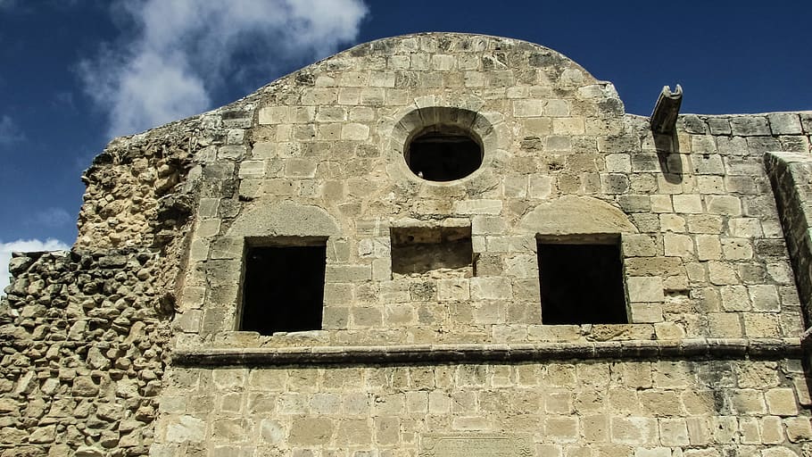 Cyprus, Kolossi, Castle, Medieval, sugar factory, auxiliary building HD wallpaper