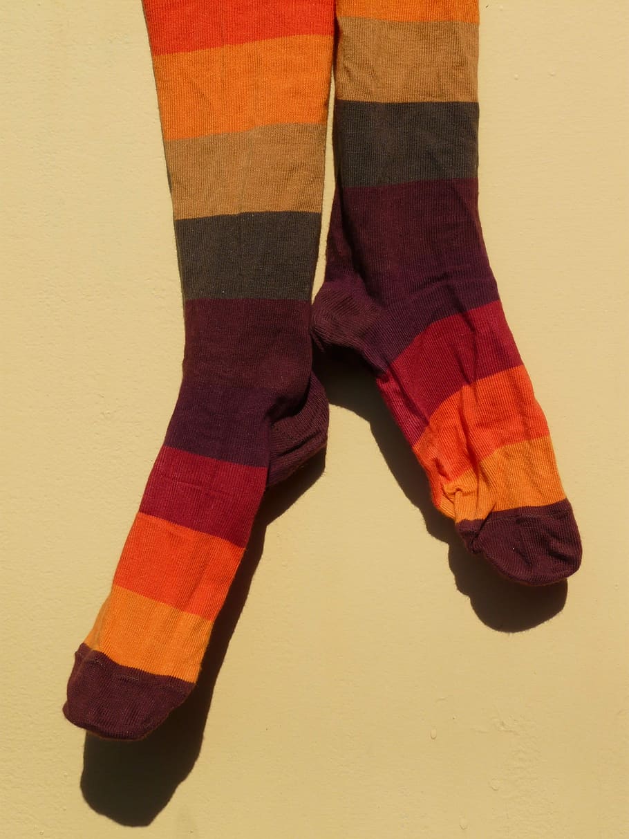 Stocking, Socks, Clothing, Garment, colorful, wool socks, attract HD wallpaper