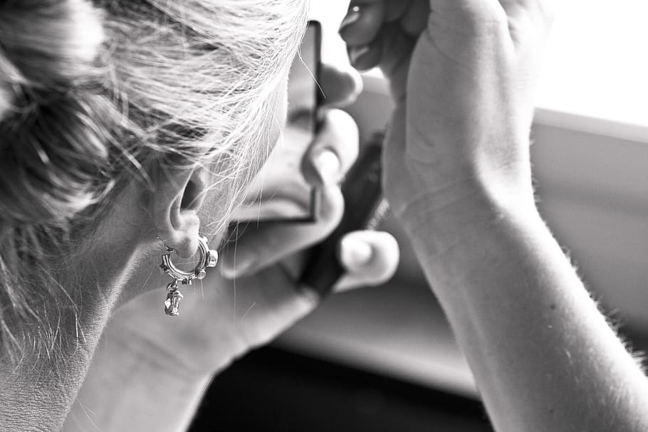earring, pierce, accessory, people, woman, make up, cosmetics HD wallpaper