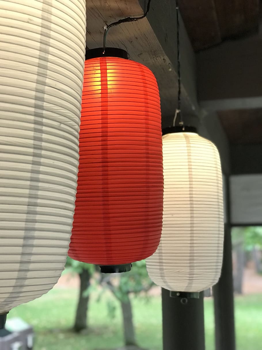 lanterns, lights, lighting, night, lamp, floor lamp, luminaire HD wallpaper