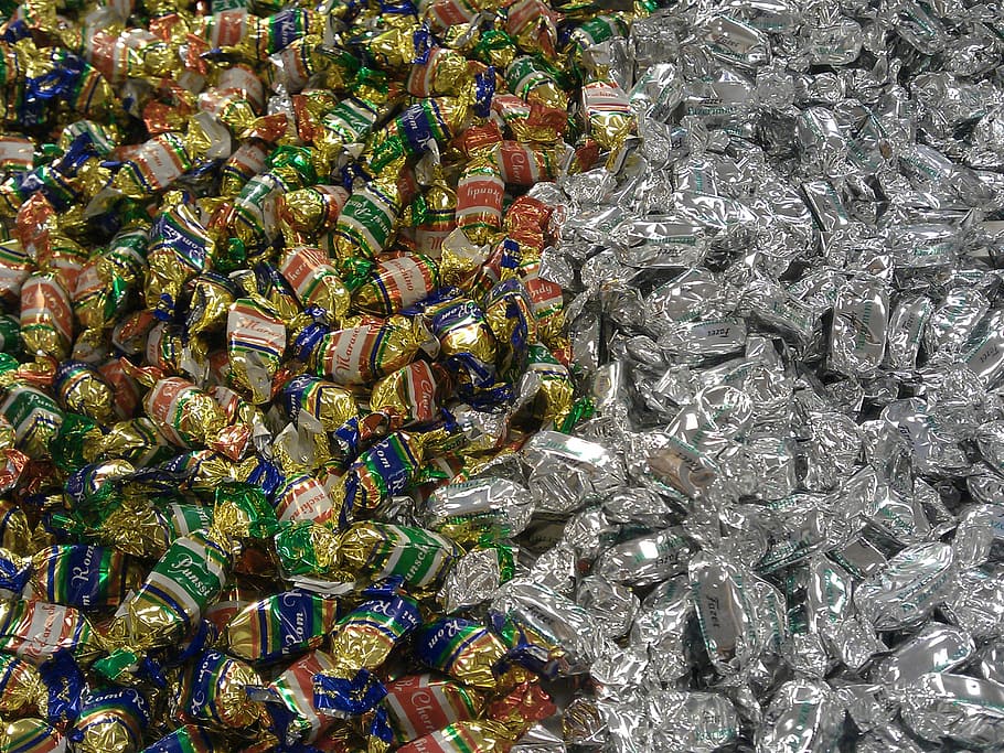 Candy, Chocolate, Drops, backgrounds, full frame, no people HD wallpaper
