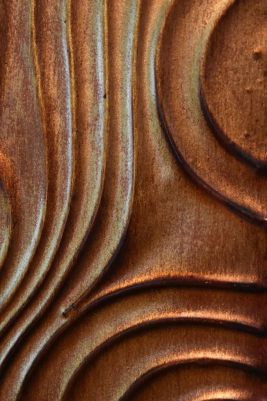 rust, swirls, design, red, orange, gold, autumn, fall, full frame HD wallpaper