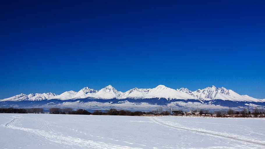 blue, cold, europe, high, horizon, ice, landscape, mountain HD wallpaper