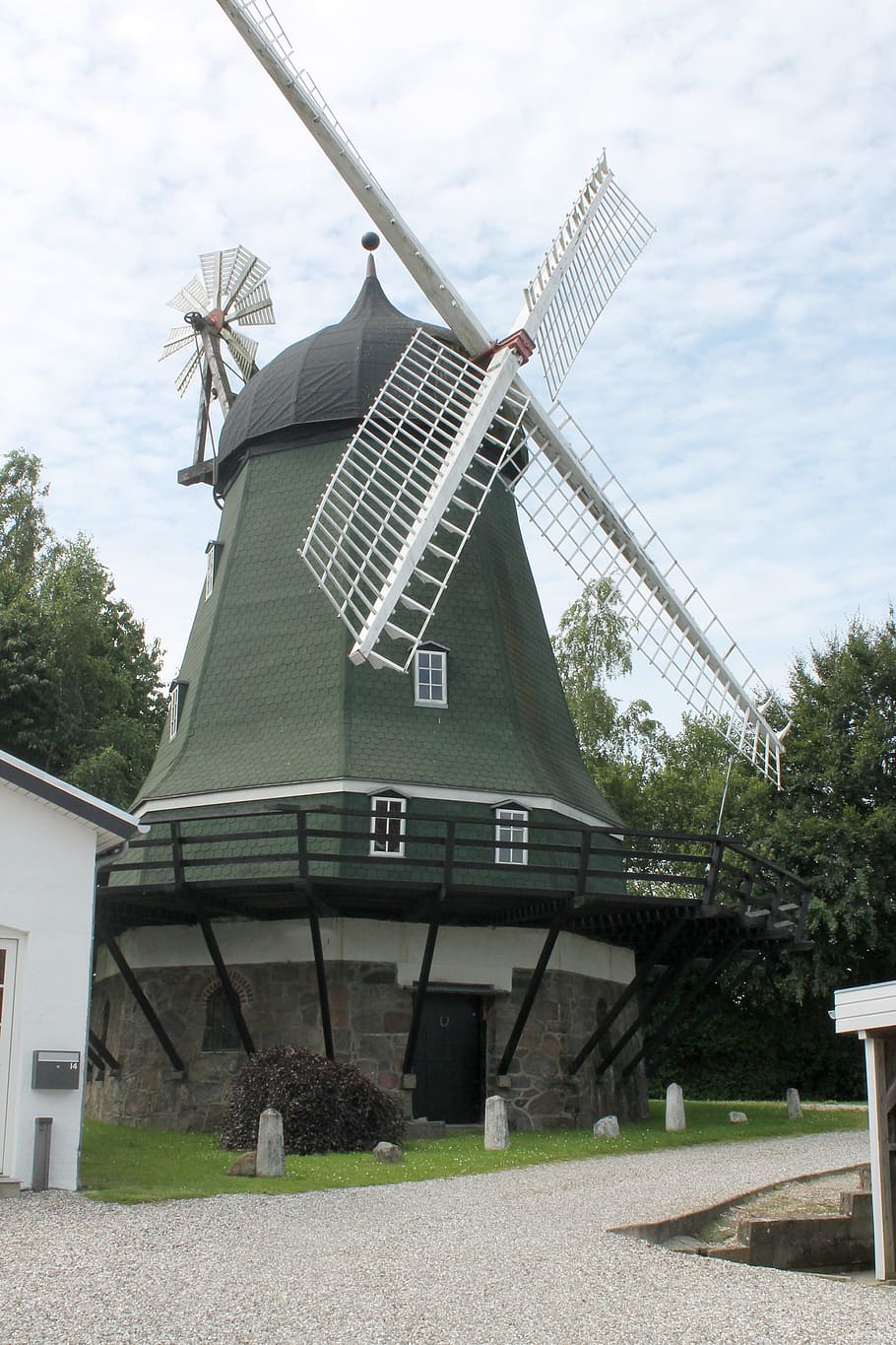 mill, fyn, denmark, summer, sydfyn, idyll, built structure HD wallpaper