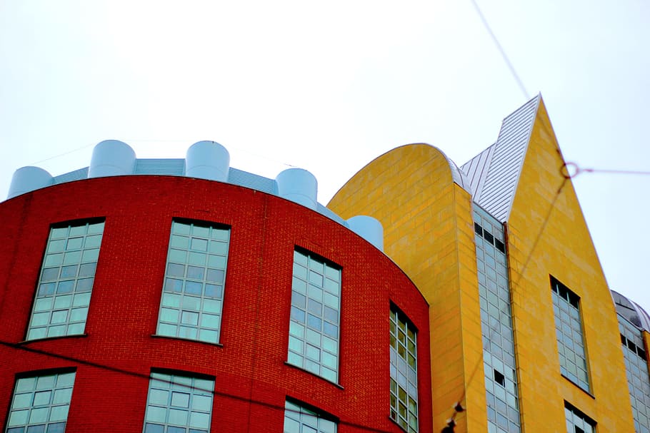 architecture, color, design, original, city, building exterior HD wallpaper