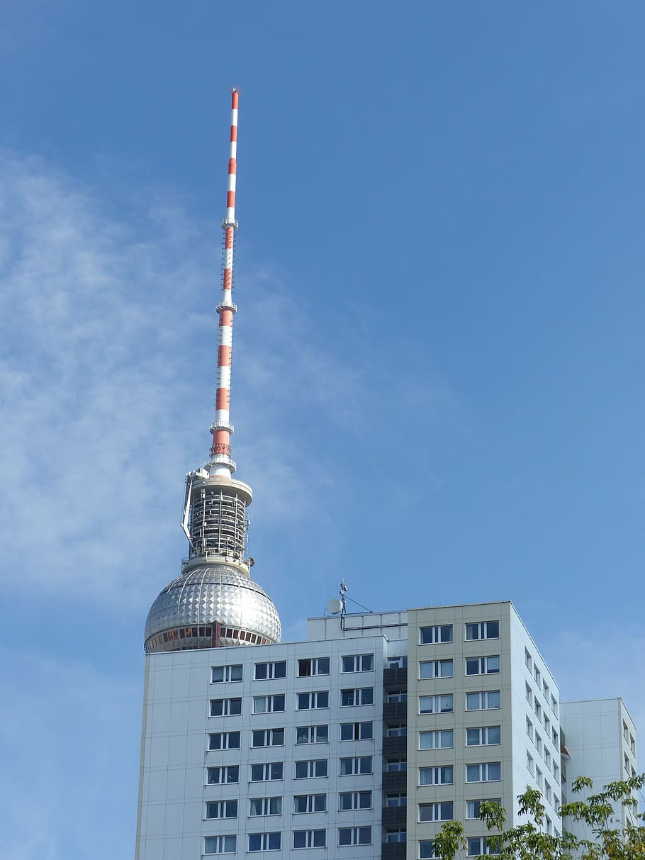 anschicht, tv tower, berlin, architecture, building exterior HD wallpaper