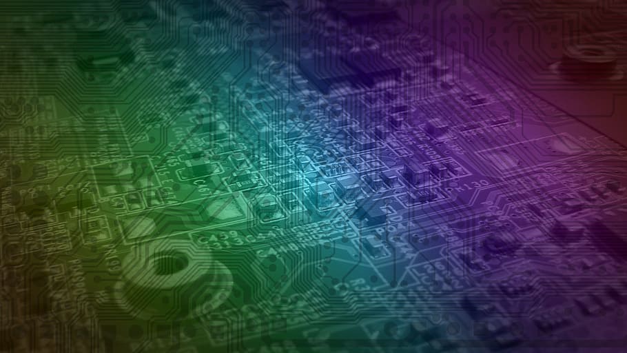 computer system wallpaper, abstract, desktop, pattern, pcb, circuit board
