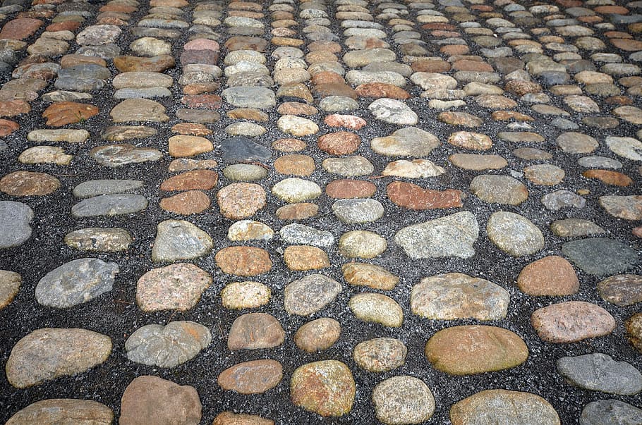 Architecture, Stone, Farm, cobblestone, sidewalk, street, pattern HD wallpaper