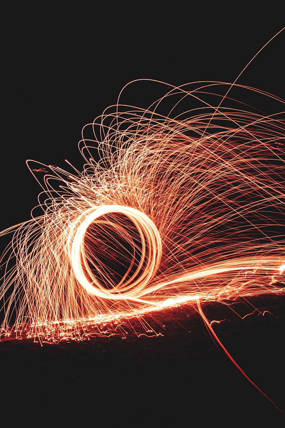 painting, light, darkness, lighting, art, beautiful, long exposure HD wallpaper