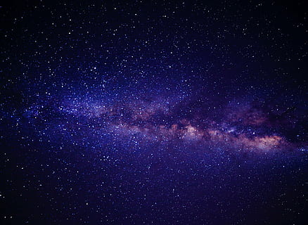 photo of milky way galaxy, space, nature, sky, clouds, night HD wallpaper