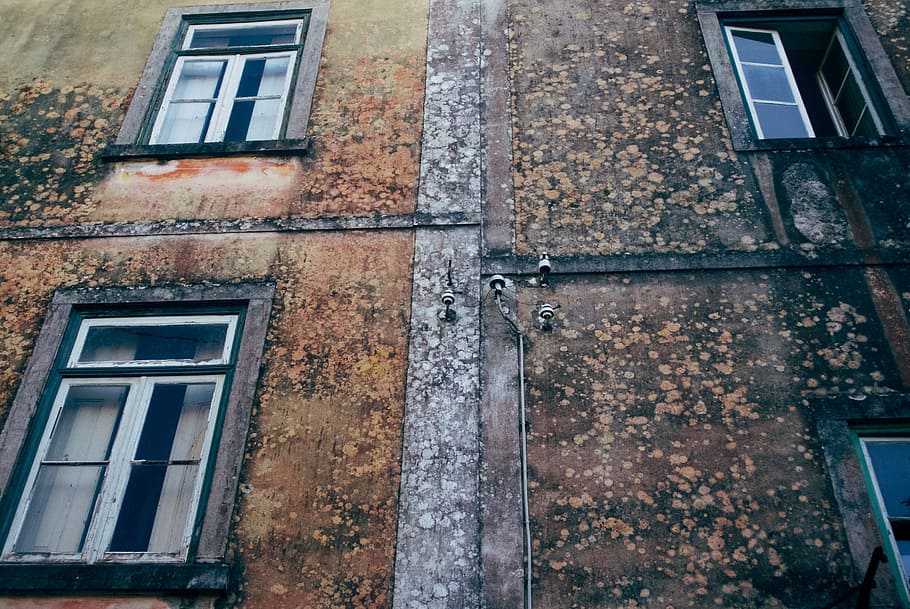 Old wall, abstract, architecture and Cityscape, window, building Exterior HD wallpaper