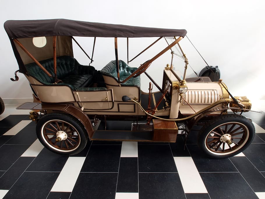 spyker 1907, car, automobile, vehicle, motor vehicle, machine, HD wallpaper