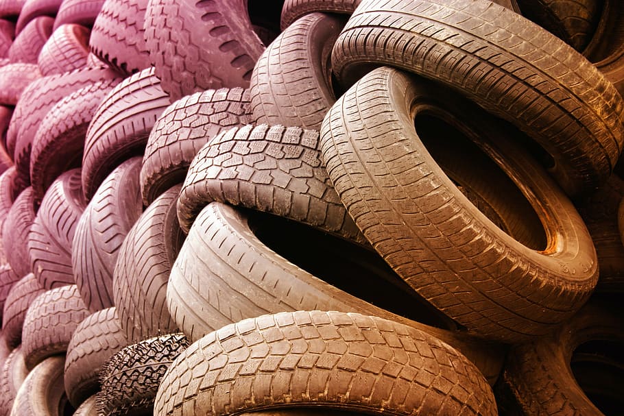 pile of vehicle tires, tyres, warehouse, dump, waste, separation HD wallpaper