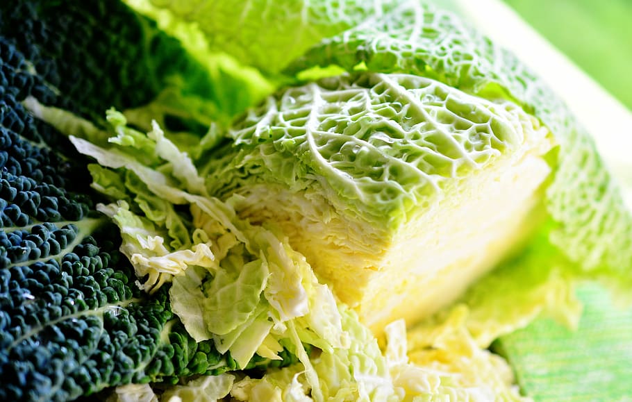 savoy, herb, kohl, savoy cabbage, head cabbage, vitamins, food, HD wallpaper