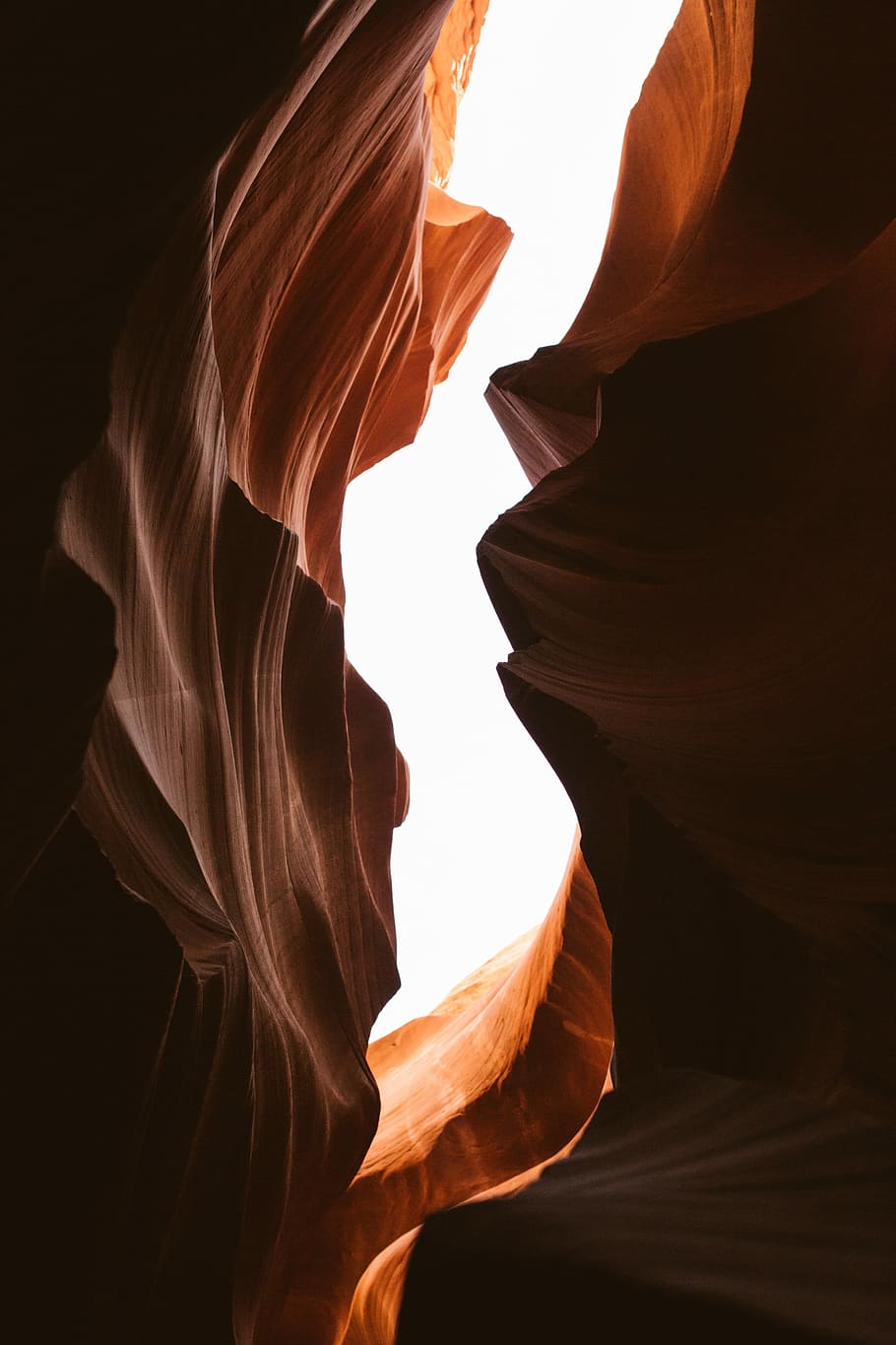 antelope canyon at daytime, antelope, Arizona, rocks, red, curf HD wallpaper