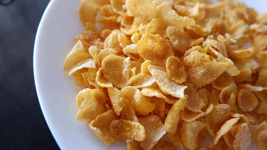 food, cornflake, sweets, food and drink, close-up, freshness HD wallpaper
