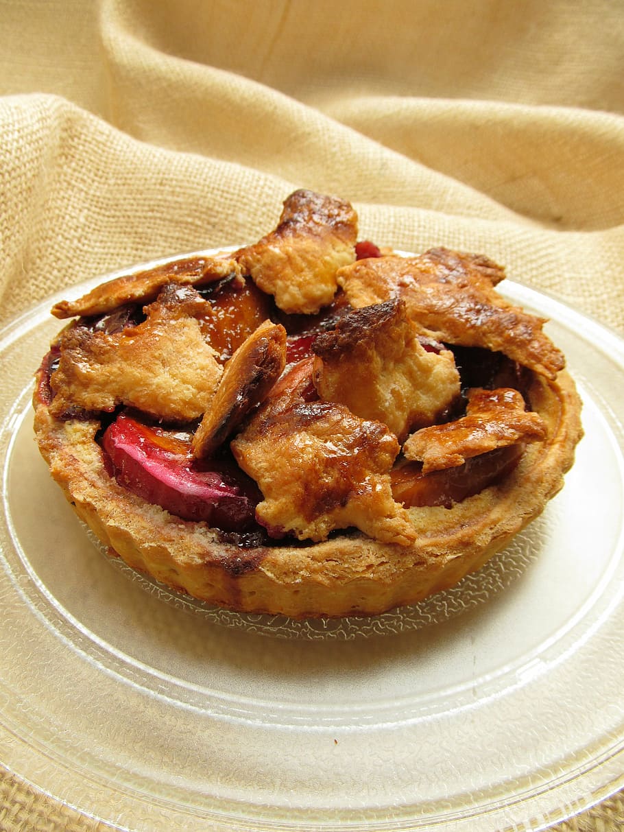 apple pie, cake, fruit, tart, sweet, suites, baked goods, france confectionery HD wallpaper