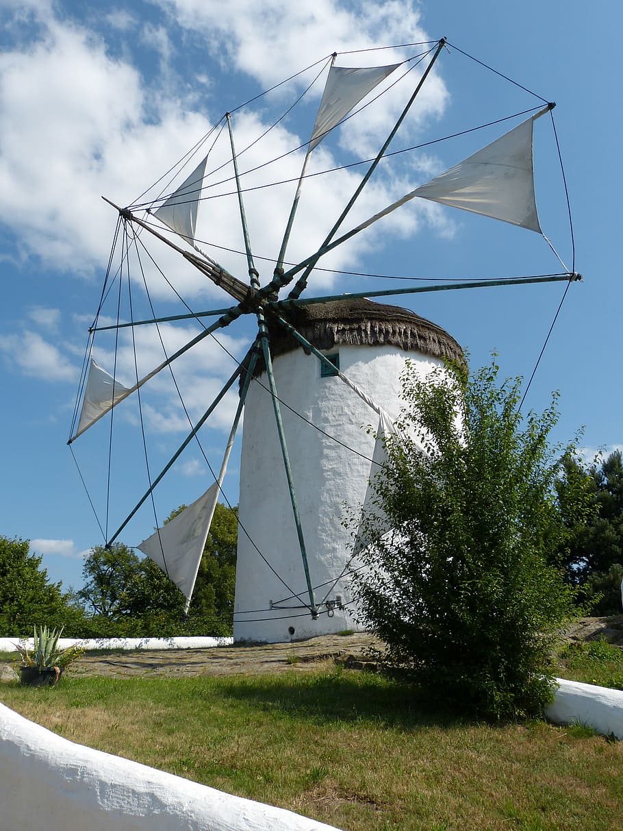mill, wing, open air museum, windmill, historically, building HD wallpaper