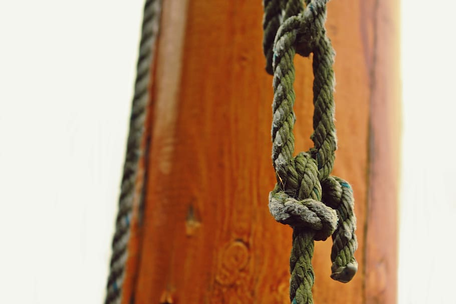 Rope, Dew, Twisted, Cordage, Leash, twisted ropes, fixing, knot, HD wallpaper