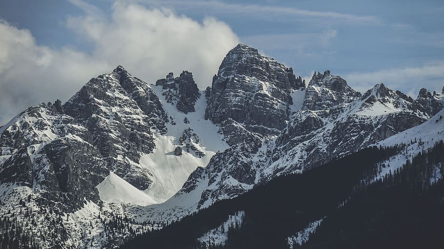nature, landscape, mountain, clouds, sky, travel, adventure HD wallpaper