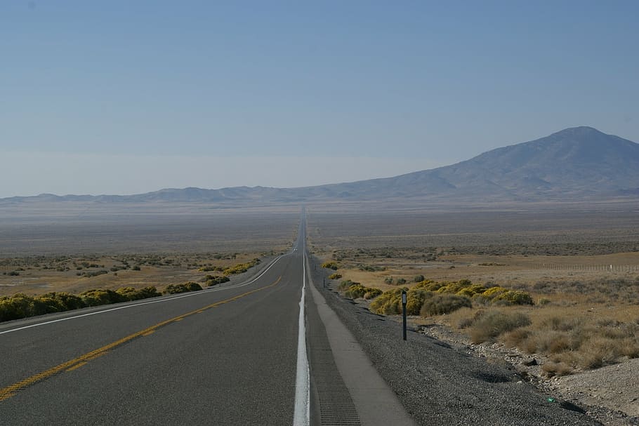 wendover, route, nevada, street, road, highway, lane, endless, HD wallpaper