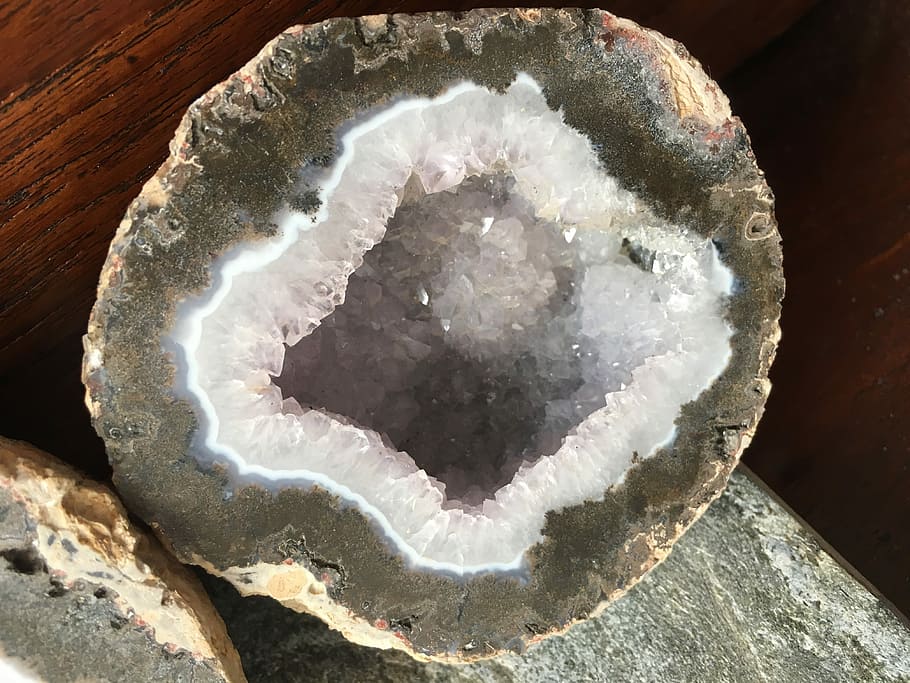 Quartz, Rock, Stone, Geode, Natural, geological, crystals, rockhounding HD wallpaper