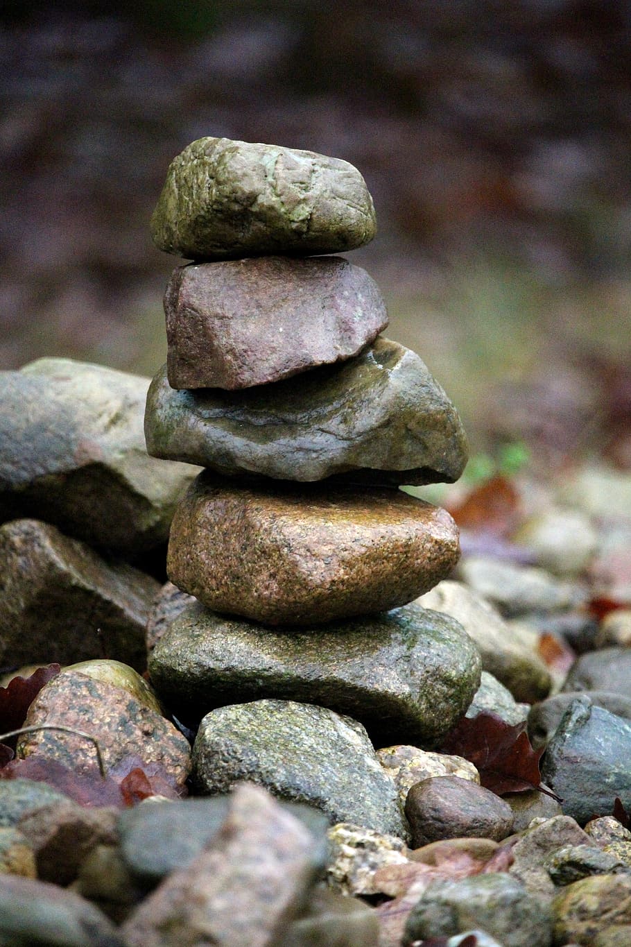 rock, stone, nature, boulders, tower, stack, solid, stone - object HD wallpaper