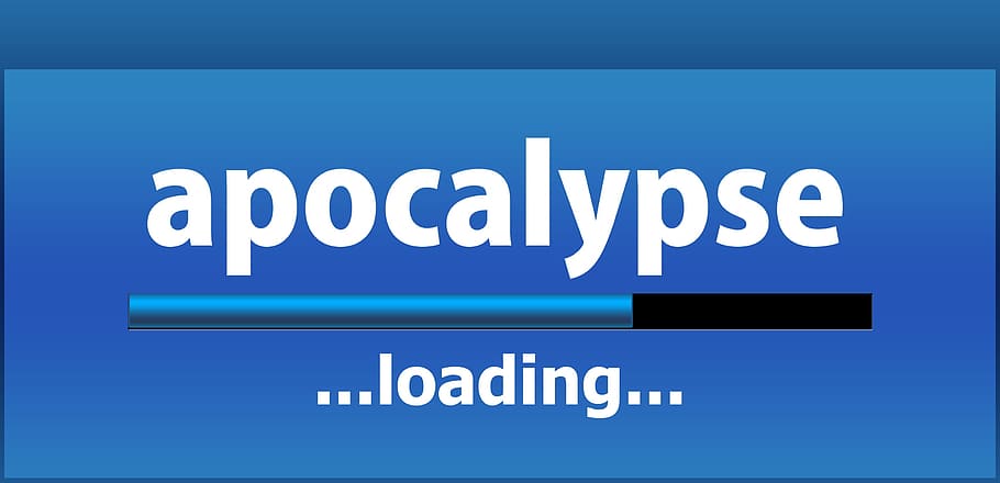 Apocalypse Loading illustration, setting, end, download, forward, HD wallpaper