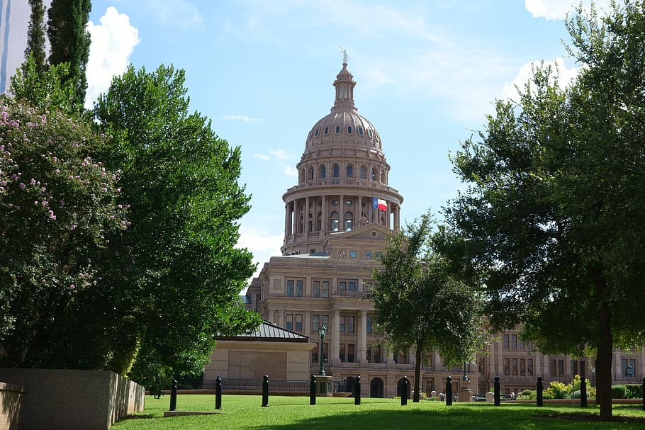 architecture, outdoors, building, dome, texas, texas state house HD wallpaper