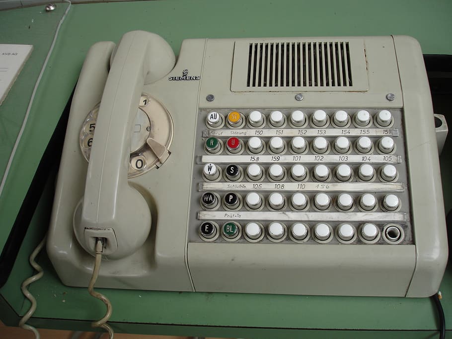 phone, dial, apparatus, communication, old, technology, office phone HD wallpaper