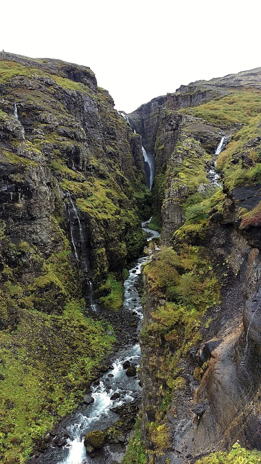 Iceland, Waterfall, Nature, Landscape, river, waters, fluent