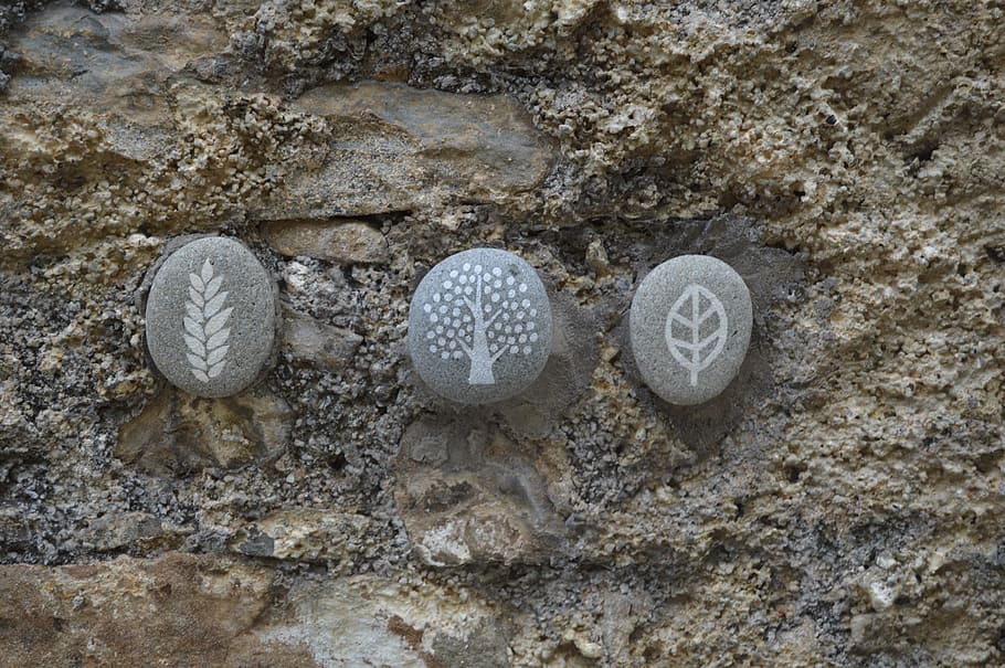 stone, wall, rock, solid, no people, rock - object, day, nature HD wallpaper