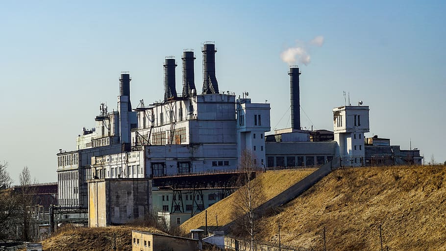 mill, industry, pollution, sky, architecture, coal, power, outdoors HD wallpaper