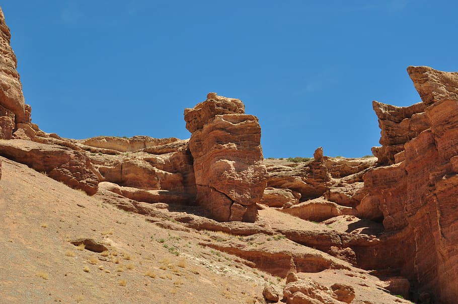 mountains, nature, landscape, rock - object, rock formation HD wallpaper