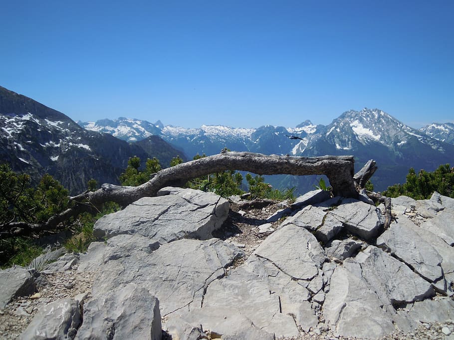 alpine, stone, mountains, dom, view, outlook, panorama, rock HD wallpaper