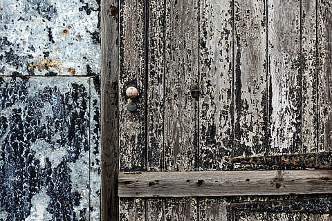 door, old, texture, patina, peeling, paint, worn, neglect, neglected HD wallpaper