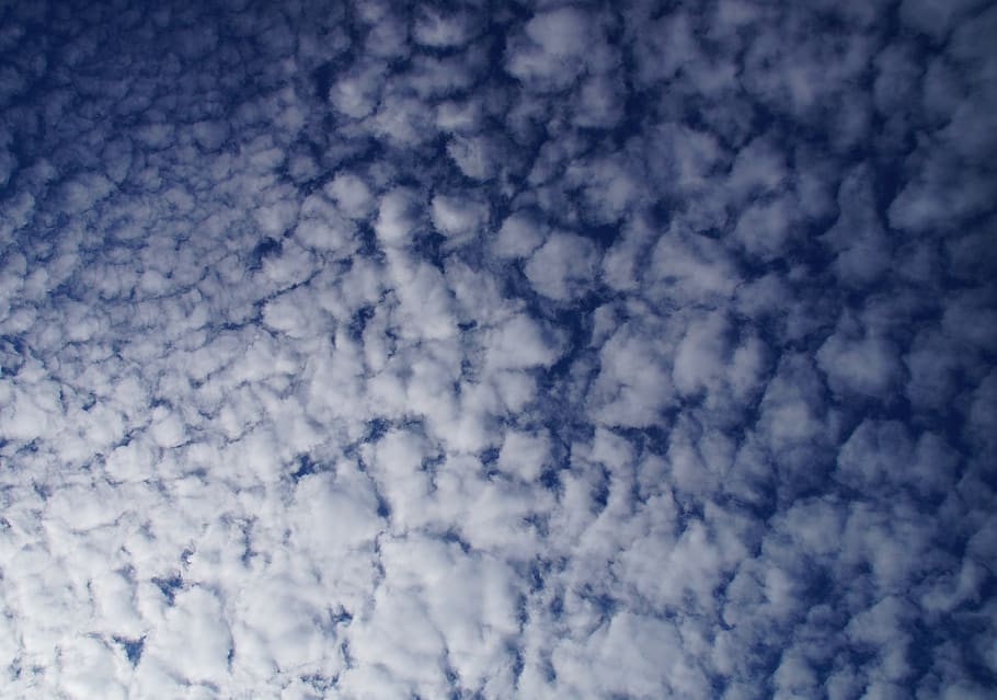 clouds, sky, blue, cloudy, sun, sunshine, summer, mood, rays, HD wallpaper