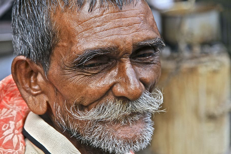 smiling man, portrait, people, one, face, adult, old, seasoned