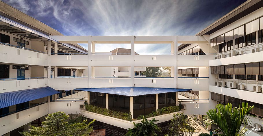 school, architect, beauty, architecture, built structure, building HD wallpaper