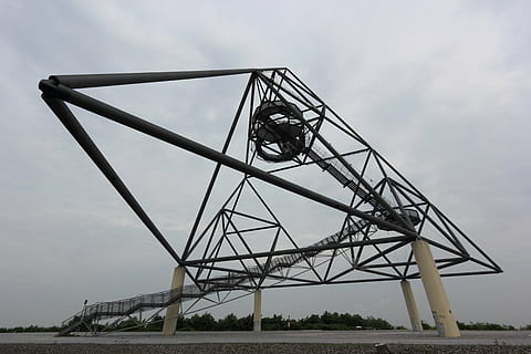 germany, bottrop, tetraeder, viewing, platform, ruhrgebiet HD wallpaper