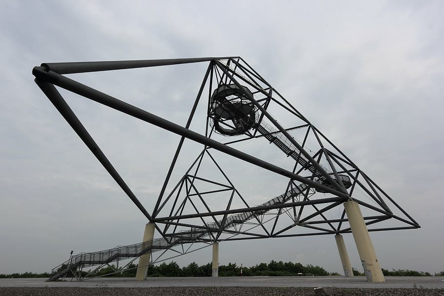 germany, bottrop, tetraeder, viewing, platform, ruhrgebiet HD wallpaper