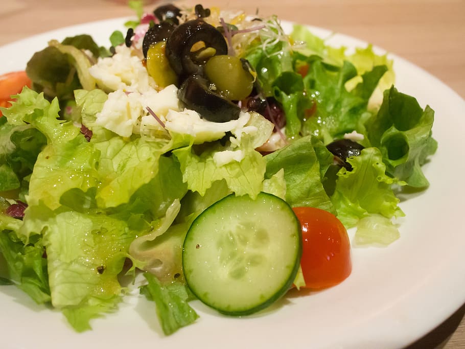 salad, vegetables, green, food, food and drink, healthy eating HD wallpaper