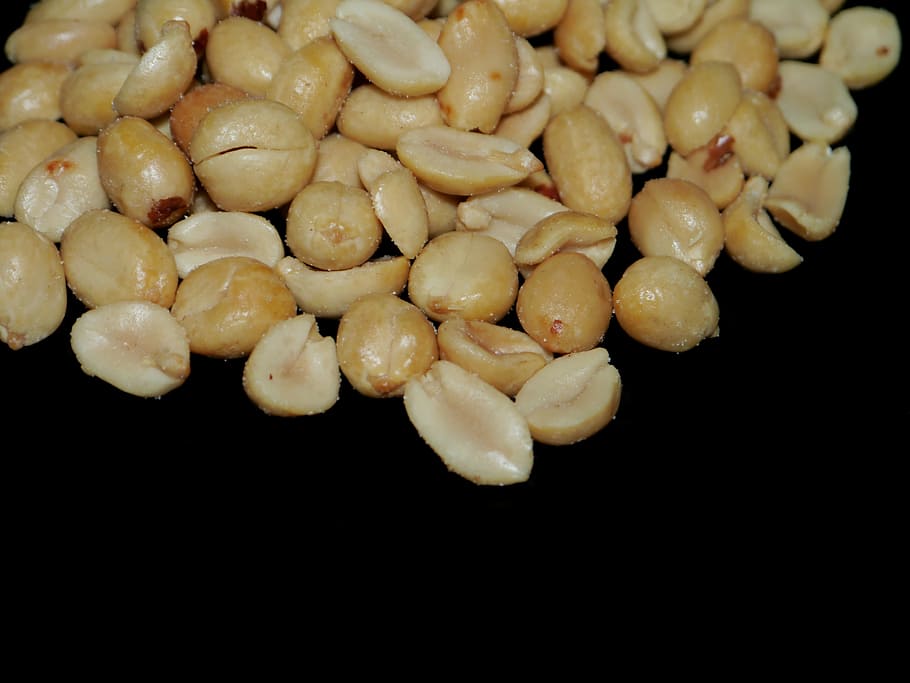 peanuts, salt, snack, nibble, cores, food, seed, close-up, organic HD wallpaper