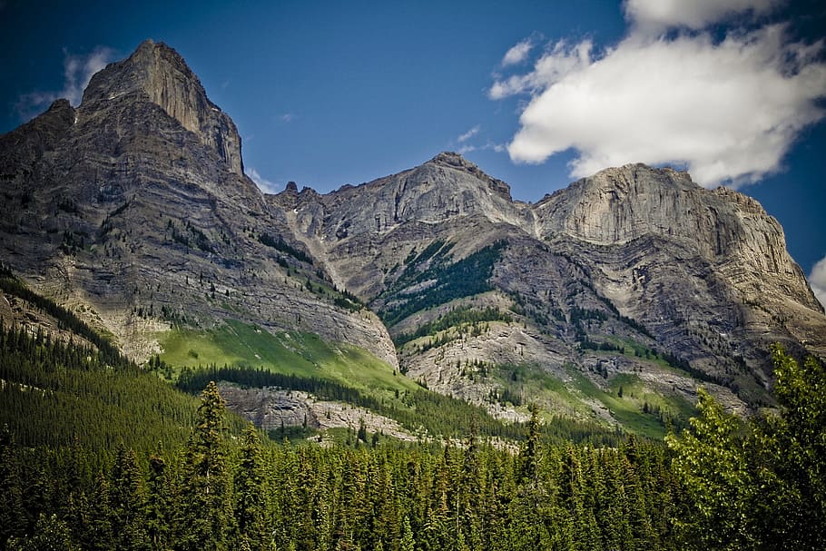 Mountain, Peak, Landscape, Sky, Top, rock, high, mountain top HD wallpaper