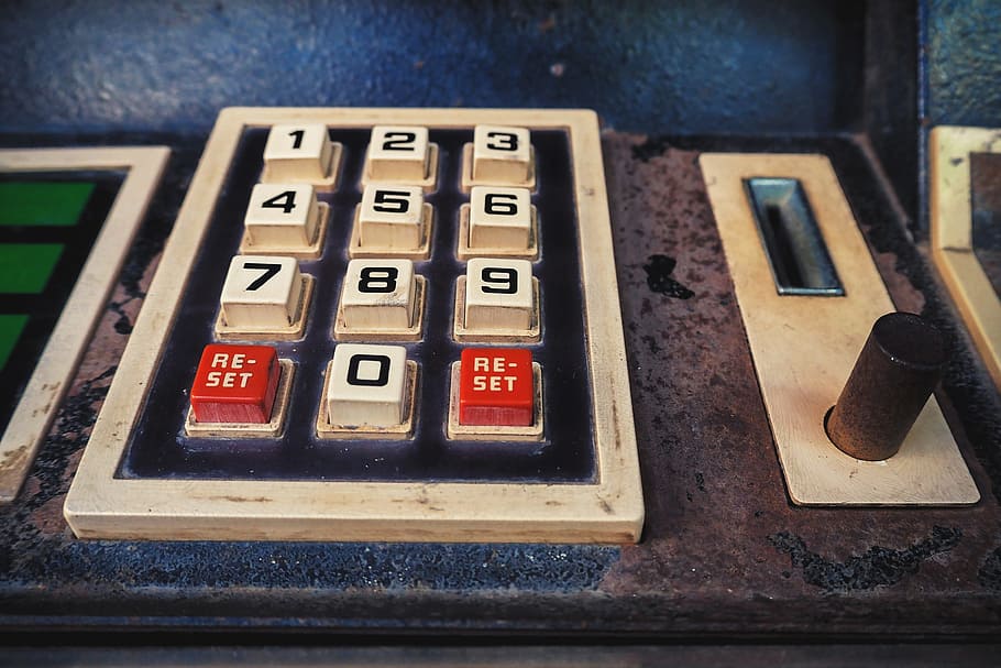close up photo of number buttons, ability, arcade, background, HD wallpaper