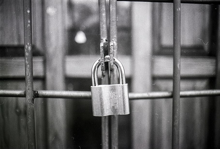 padlock, closed, security, safety, protection, keyhole, locked, HD wallpaper