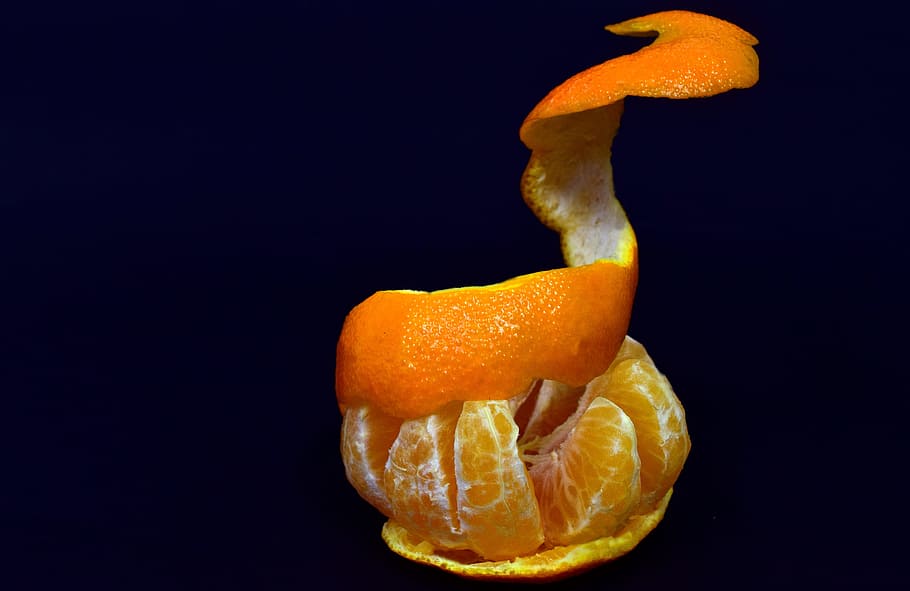 mandarin, shell, fruit, citrus fruit, vitamins, food, delicious HD wallpaper