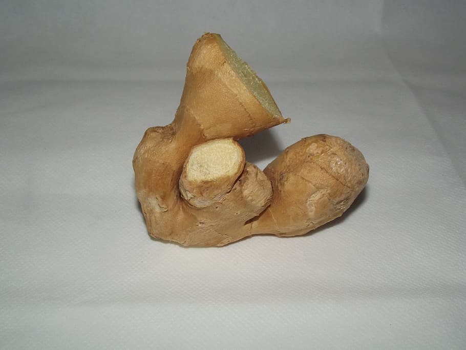 ginger, fresh, root, spice, flavor, flavorful, flavoring, chunk HD wallpaper